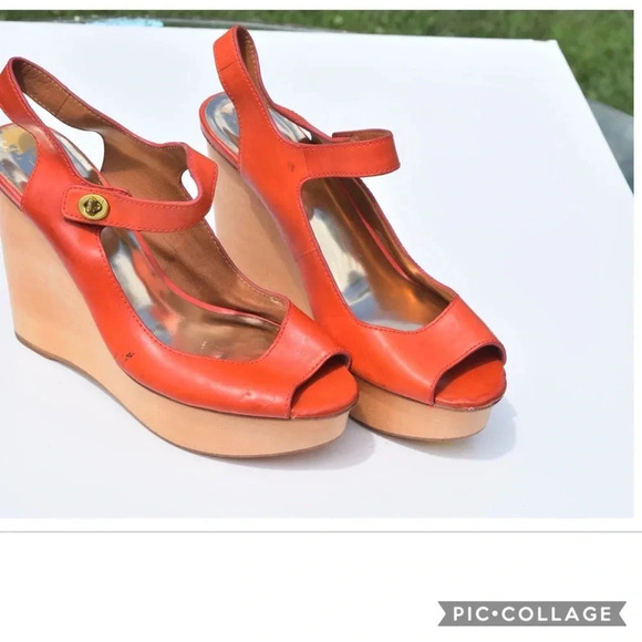 Coach platform wedge sandals - Picture 4 of 8